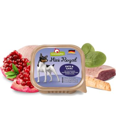 Granapet Mini Royal Duck & Goose Wet Dog Food - Grain-Free No Added Sugar 11x150g Pack for Adult Dogs - Buy Online on SooperMarket.com