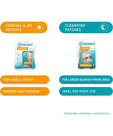 Compeed Anti-Spots Cleansing Patch - Overnight Hydrocolloid Pimple Patches - 7 Patches - Buy Online on SooperMarket.com