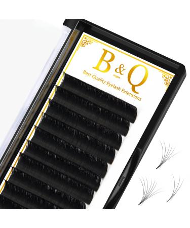 Easy Fan Lashes C-0.10-13 Easy Fan Russian Lashes Eyelash Extensions C CC D DD curl Self Fanning Lashes 8-20mm Flowering Blooming Volune Lash Extension (C-0.10-13) 13 mm C-0.10