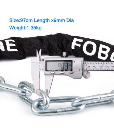 FOBOZONE Solid Manganese Steel Motorcycle/Scooter/Bike Chain Lock - High Security - Buy Online on SooperMarket.com
