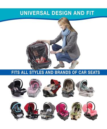 Cysocool Universal Baby Car Seat Rain Cover - Waterproof Weather Shield with Zipper Access for Maxi-Cosi Car Seats - Buy Online on SooperMarket.com