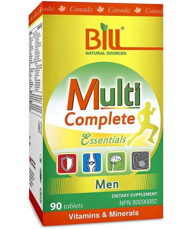 Bill Natural Sources Multi Complete Essentials for Men 90 Tablet