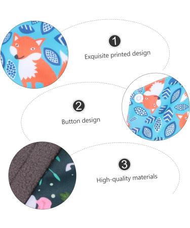 6pcs Reusable Bamboo Panty Liners - Washable Maternity & Menstrual Pads - Buy Online on SooperMarket.com