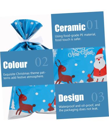 KOMBIUDA Christmas Wrapping 35pcs Christmas Candy Bag Candy Bags Festival Christmas Bags Packing Bag Biscuit Bag - Buy Online on SooperMarket.com