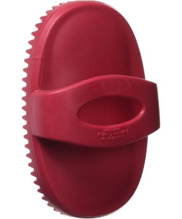 Le Salon Essentials Rubber Curry Grooming Brush - Loop Handle for Efficient Pet Care - Buy Online on SooperMarket.com