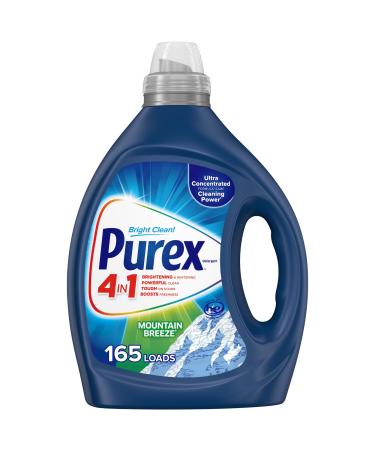 Purex Liquid Laundry Detergent Ultra Concentrated Mountain Breeze 82.5 Ounce 165 Loads 165 loads 3x