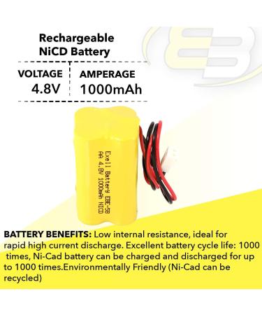4.8V 1000mAh Emergency/Exit Lighting Battery - Replace CTL 685896020 N700AAC-F22C/C Day-Brite CXL6VB ANIC0938 NIC0939 - International Shipping Available - Buy Online on SooperMarket.com