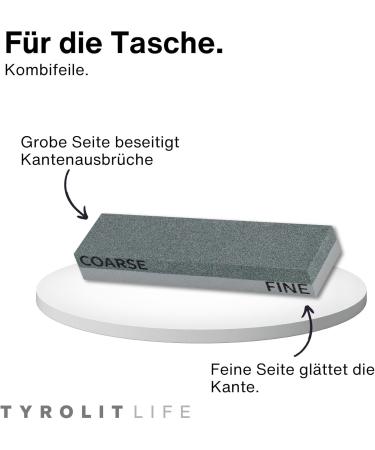 Tyrolite Life All-in-One Ski & Snowboard Edge Grinder Set - 10-Part Premium Kit with 87 Stainless Steel Angle & Files for Perfect Edge Tuning - Buy Online on SooperMarket.com