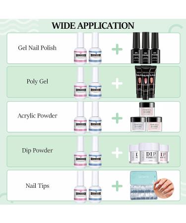 TOMICCA Nail Dehydrator and Primer Set - Professional Acid-Free Natural Prep Dehydrator for Acrylic Powder and Gel Nail Polish 15ml/0.52oz - Buy Online on SooperMarket.com