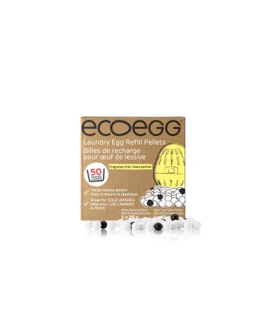 Ecoegg Laundry Egg Refill Pellets Fragrance Free Hypoallergenic 50 Loads/Ecoegg Granul s De Recharge D' ufs de Lessive Sans Parfum Hypoallerg nique 50 Charges