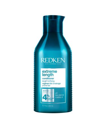 Redken Extreme Length Conditioner | Infused With Biotin and Castor Oil | For Hair Growth | Fortifies  Strengthens & Conditions Hair 10.10 Fl Oz (Pack of 1)