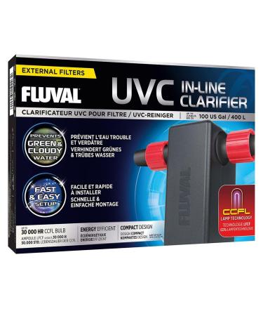 Fluval UVC clarifier for aquariums UVC clarifier with CCFL lamp technology 447 g (1 pack) Single