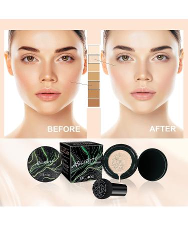 Mushroom Head Air Cushion CC Cream Foundation - Long Lasting Matte Concealer (Natural) - Buy Online on SooperMarket.com