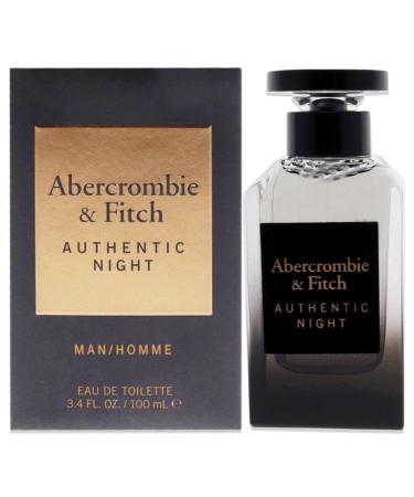 Abercrombie & Fitch Authentic Night Men EDT Spray 3.4 oz