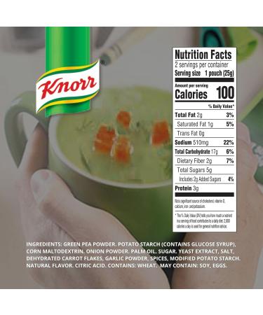 Knorr Pea Soup Mix 1.52oz (6 Pouches Total) | Quick & Delicious Warm Soup | Pack of 3 - Buy Online on SooperMarket.com