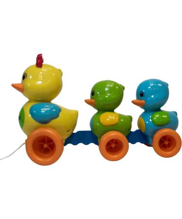 Tomy E4613 Baby Toy Duck Family - Colorful Pull-Up Toy with Sound Effect for Crawling & Running Infants - Ideal for Boys & Girls 10+ Months - Buy Online on SooperMarket.com