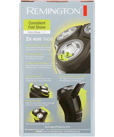 Remington PR1335B Men's Electric Razor with Precision Plus Heads and Stubble Attachment - Buy Online on SooperMarket.com