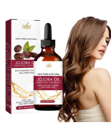 Hair growth oil - jojoba oil anti -frizz hair density oil for hair growth |Natural hair growth oil with wild hair growth oil 30 ml for women and men190/200) Aznever