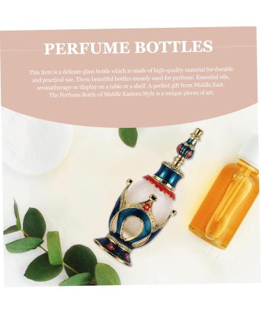 HAPINARY Perfume Bottle Essence Bottle Arabian Perfume Travel Decor Refillable Essential Oil Bottle Mermaid Party Decorations Spray Mist Bottle Vintage Victoria Miss Glass Bottle Filling 25 ml Blue - Buy Online on SooperMarket.com