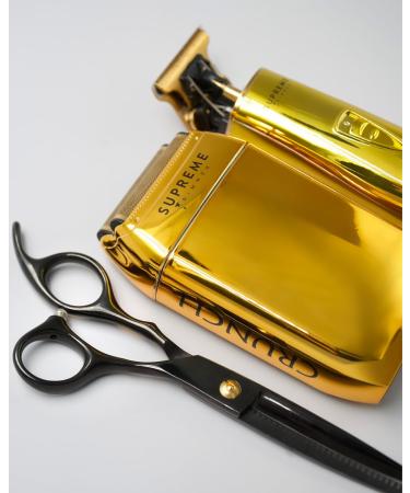 Supreme Trimmer 2-in-1 T-Shaper & Crunch Foil Shaver | STF602 Electric Razor & ST5200 Beard Trimmer | Gold Shaver Combo for Professional Haircuts - Buy Online on SooperMarket.com