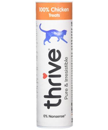 Thrive Cat 100% Chicken Treats 25g (Pack of 4) Chicken 25 g (Pack of 4)