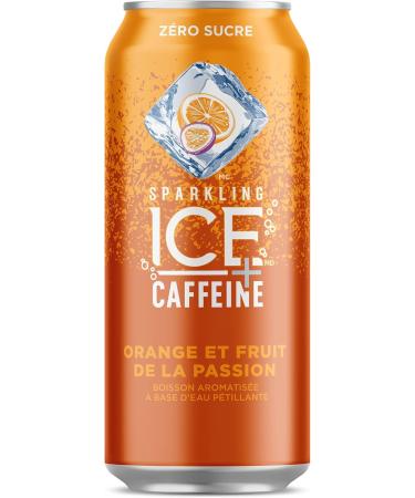  Sparkling Ice Caffeine Orange Passion Fruit Sparkling Water. Caffeinated Sparkling Water from Coffee Beans and Green Tea Extracts for the Perfect Pick-Me-Up. 473 mL (Pack of 12) Orange Passion Fruit (Caffeine) 473 ml (Pack of 12) - Buy Online on SooperMarket.com