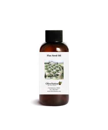 OliveNation Flax Seed Oil, Cold Pressed, Unfiltered, Unrefined Virgin Food Grade Flaxseed Oil - 16 ounces