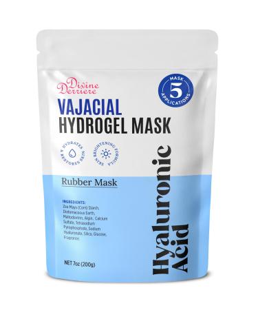 Divine Derriere Vajacial Hydrogel Mask - Premium Modeling Mask Deeply Purifying & Super Hydrating Facial and Vajacial Mask Peel-Off Mask Hydro jelly Mask Powder Kit (Hyaluronic Acid)