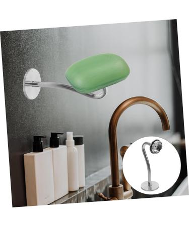 Amosfun 2pcs Stainless Steel Soap Holder Shampoo Bar Kitchen Shower Soap Holder Sponge Holder Bathroom Bar Soap Holder Bathroom Shower Soap Holder Wall Bar Soap Holder Soap Dish Magnetic - Buy Online on SooperMarket.com