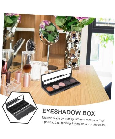 PLAFOPE 2pcs 5 Eyeshadow Case Eye Shadow Cosmetics Palette Eyeshadow Empty Case Travel Pack Child Bracket - Buy Online on SooperMarket.com