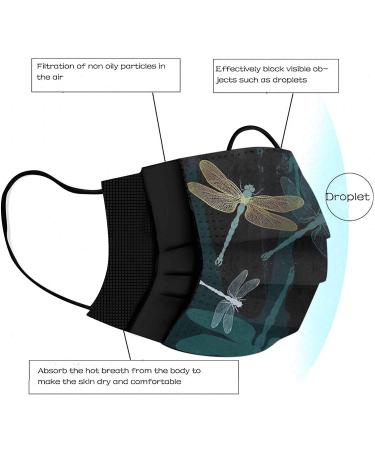 50PC Butterfly Printed Disposable Face Masks | 3-Ply Breathable Design for Full Protection | Lightweight Fashion for Men and Women | Green - Buy Online on SooperMarket.com