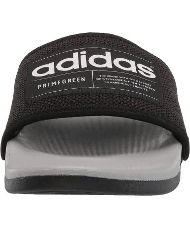 adidas Adilette Slide Sandal - Unisex (Black/White/Grey) - Size 10 Women/9 Men - Buy Online on SooperMarket.com