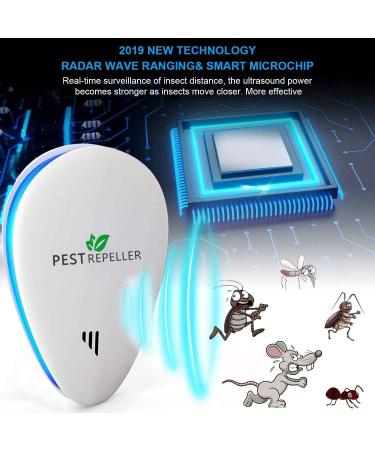 Ultrasonic Pest Repeller 4-Pack - Electric Mouse Repellent for Rodents, Mosquitoes, Rats, Spiders, Ants - Buy Online on SooperMarket.com