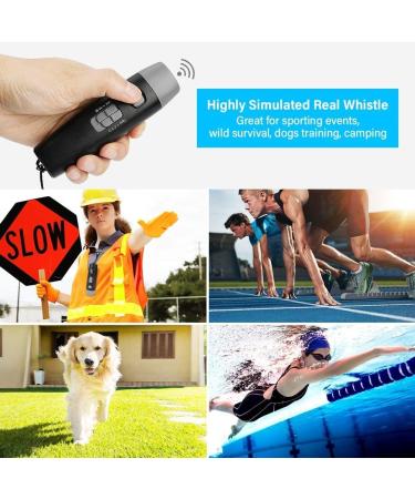 Electronic Hand Pipe & Whistle for Sports Referees | Adjustable Volume & Tones | Black Handheld Sports Equipment - Buy Online on SooperMarket.com