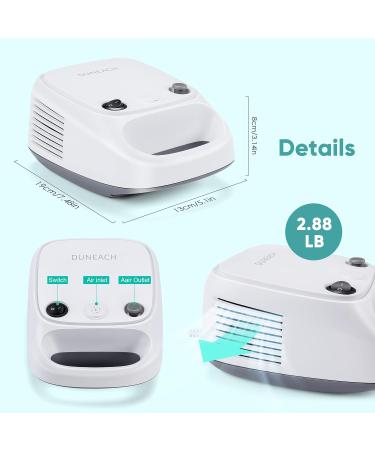 Desktop Compressor Nebulizer Machine for Adults and Kids - Home Use with Tubing and Mouthpiece - Buy Online on SooperMarket.com