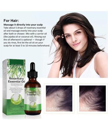 LAXED Rosemary Mint Scalp & Hair Strengthening Oil with & Essential Oils Nourishing Treatment - Buy Online on SooperMarket.com