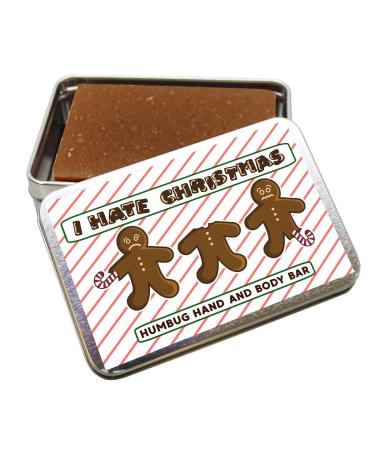 I Hate Christmas Bar Soap - Unique Gag Gift for Adults Coffee Infused Stocking Stuffer - Perfect December Birthday Present - Buy Online on SooperMarket.com