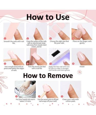 Semi Cured Gel Nail Strips Toenail Wraps Soft Self-Adhesive Gel Pedicure Stickers Salon-Quality Long Lasting Easy to Apply & Remove (Glitter & White) - Buy Online on SooperMarket.com