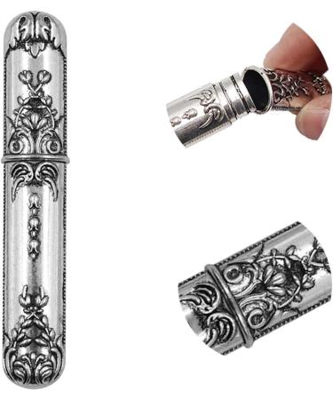 Portable Sewing Needle Storage Case - Vintage Embroidery Holder Box for Hand Sewing Needles - DIY Sewing Tools (Silver) - Buy Online on SooperMarket.com