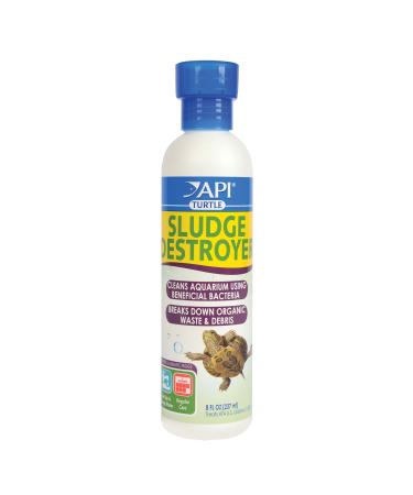 API Turtle Products: Sludge Remover to Clean Aquarium, Water Conditioner to Make Tap Water Safe for Turtles, TURTLEFIX Remedy to treat bacterial infections and repair damaged tissue 8-Ounce Aquarium Cleaner