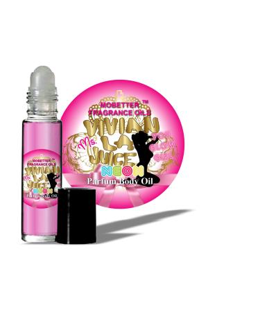 MOBETTER FRAGRANCE OILS Ms. Vivian La Juice Neon Perfume body oil Women Body Oil 0.33 Fl Oz (Pack of 1) Juice