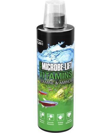 Microbe lift vitamins-473 ml-multivitamin addition including amino acids for fish & corals promotes health and well-being in the freshwater aquarium.473ml (16oz)