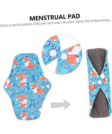 Healvian 6pcs Maternity Sanitary Napkin Panties | Bamboo Menstrual Pad Set for Women | Washable & Stay Dry Cloth Pads - Buy Online on SooperMarket.com