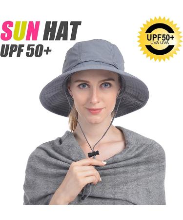 USHAKE Safari Hat with Hidden Net Mesh - Grey | Sun Protection Bucket Hat for Outdoor Activities - Buy Online on SooperMarket.com
