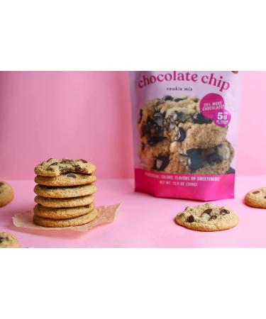 Miss Jones Baking Chocolate Chip Cookie Mix - Whole Grains | More Chocolate Chips | 50% Lower Sugar | Naturally Sweetened | 13 Ounce Pack - Buy Online on SooperMarket.com