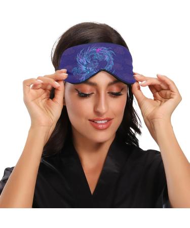 Haskirky Breathable Light Blocking Eye Mask for Deep Sleep - Adjustable Adult Men and Women Travel and Meditation Comfort - Purple - Buy Online on SooperMarket.com