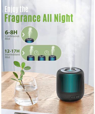 Jack & Rose 140ml Small Diffuser for Home & Office - 7 Color Essential Oil Air Diffuser with Auto Off Function - Buy Online on SooperMarket.com