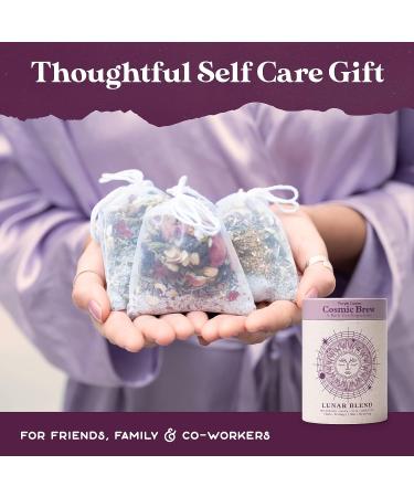 Lunar Blend Bath Tea by Purple Canyon: Lavender, Green Tea, Epsom Salt & Essential Oils | 3 Relaxing Bath Soaks | Skin Care Gifts for Women - Buy Online on SooperMarket.com