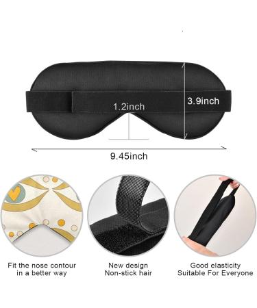 Haskirky Light Blocking Eye Mask - Breathable & Adjustable for Men and Women | Perfect for Travel, Yoga, Meditation, Office, and Deep Sleep - Buy Online on SooperMarket.com