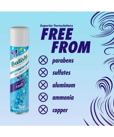 Buy Batiste Dry Shampoo Fresh 6.73 oz - Best International Shipping | No Water Instant Refresh - Buy Online on SooperMarket.com